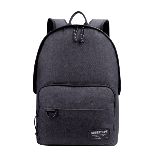 Rucsac BESTLIFE Devon, 44x30x18cm, compartiment laptop 15.6 inch, gri