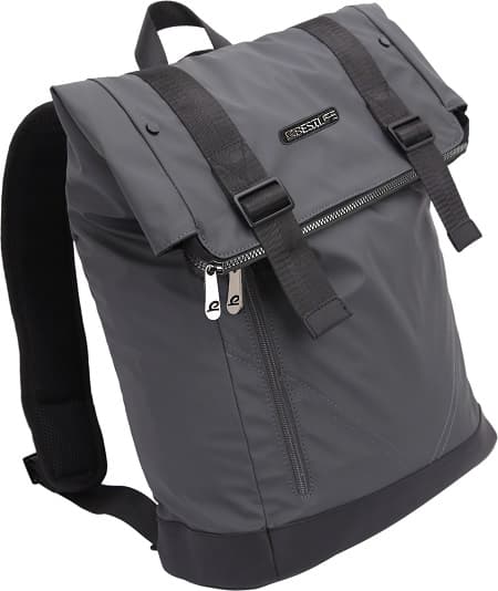 BESTLIFE La Minor - Rucsac Gri cu Conectori USB/Type-C și Compartiment pentru Laptop 16 Inch