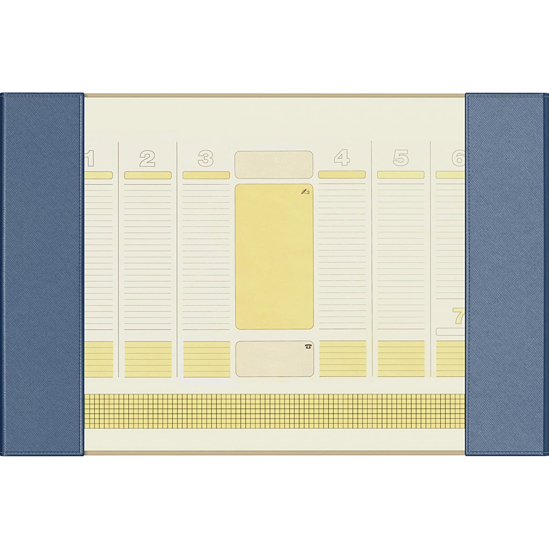 Mapa birou B3  Precision Alicante Navy Lined