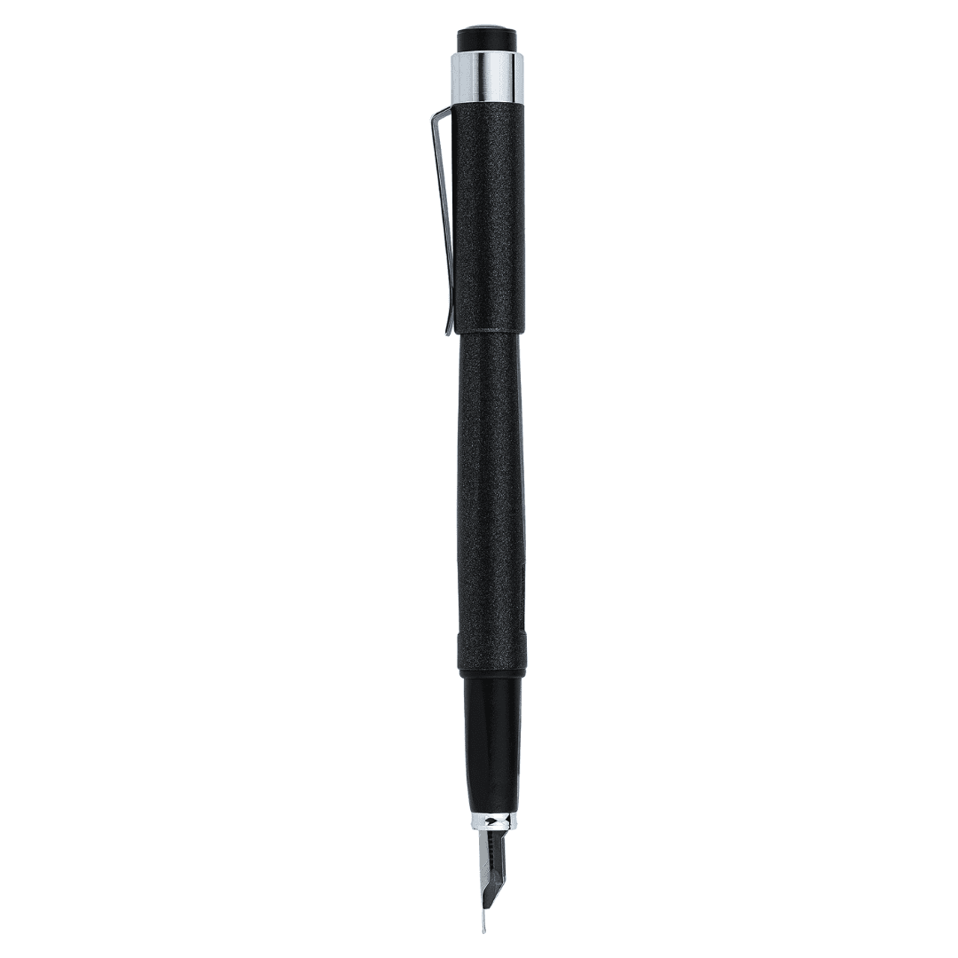 Stilou DIPLOMAT Magnum, cu penita EF, din otel inoxidabil - crow black