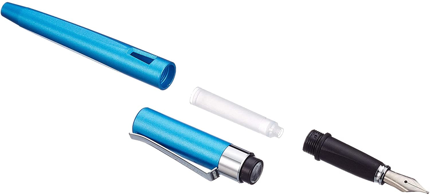 Stilou DIPLOMAT Magnum, cu penita B, din otel inoxidabil - aegean blue