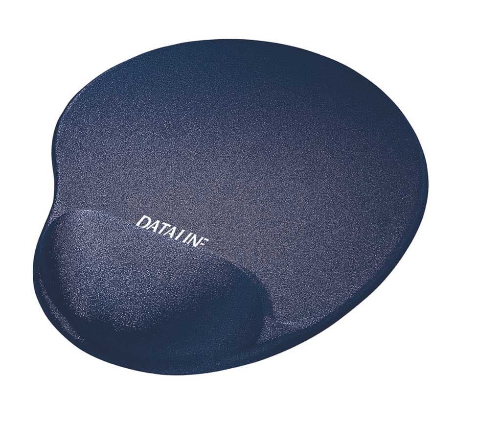 Mouse pad ESSELTE Fashion, cu suport ergonomic pentru incheietura mainii, Lycra, albastru