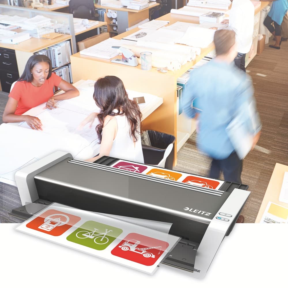 Laminator LEITZ iLAM Touch 2, A3, kit folii laminare inclus, argintiu
