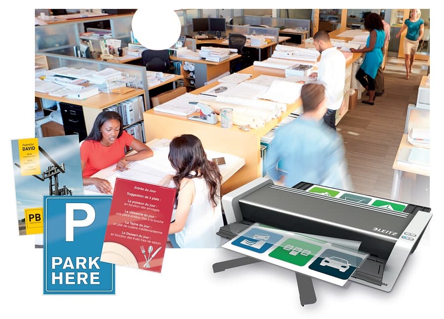 Laminator LEITZ iLAM Touch 2 Turbo S, A3, kit folii laminare inclus, argintiu