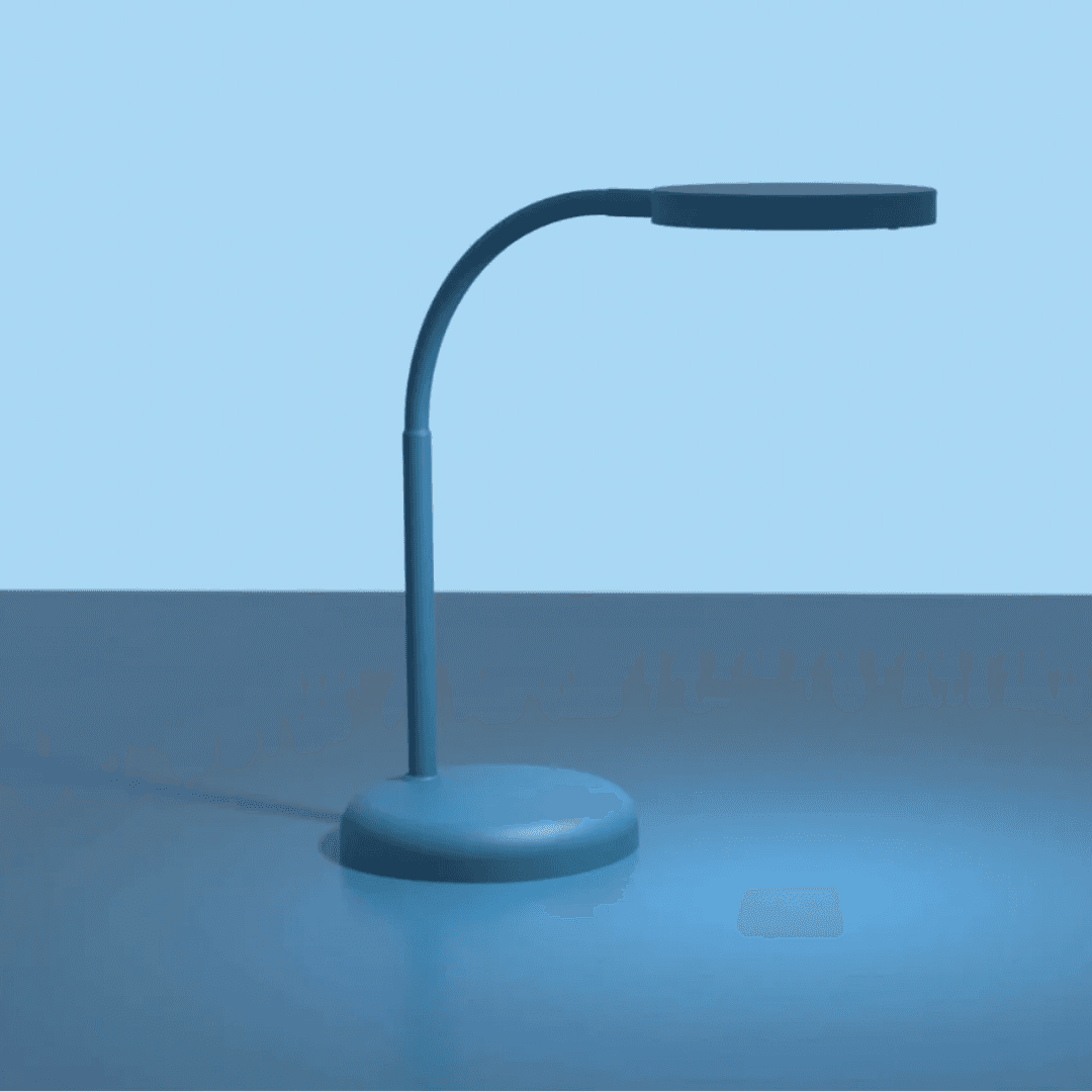 Lampa de birou, cu LED, MAUL Joy - albastru atlantic