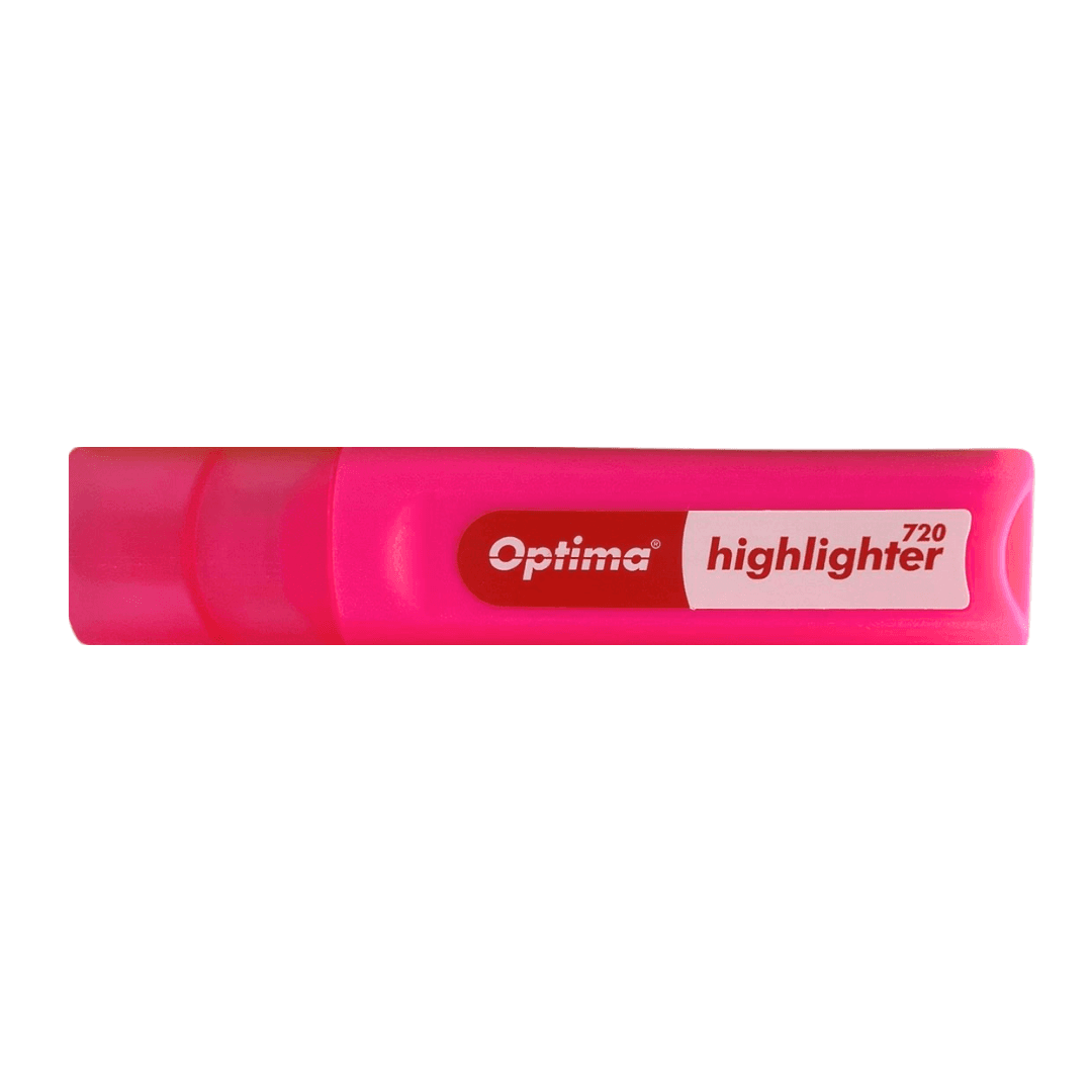 Textmarker varf lat 1-4mm, Optima 720 -  roz