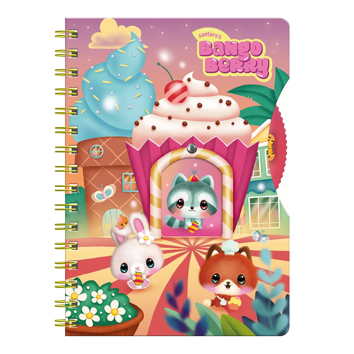 Agenda cu spira Bangoberry, Remi Ratonul, 192 file, 16x21 cm