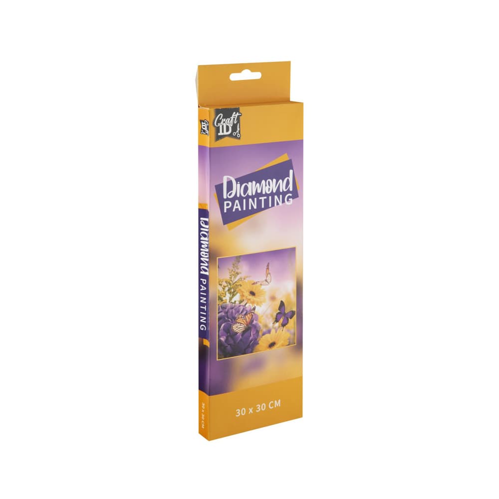 Set pictura diamant Creative Craft, model Flori, 30 x 30 cm