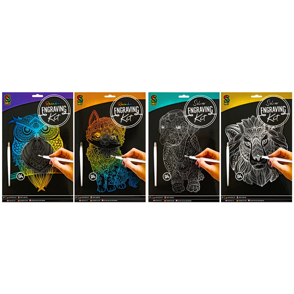 Set Creative Craft, de razuit A4, diverse modele