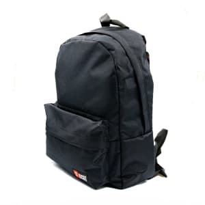 Ghiozdan St.Majewski St.Right, 40cm, 2 compartimente, negru, 674631