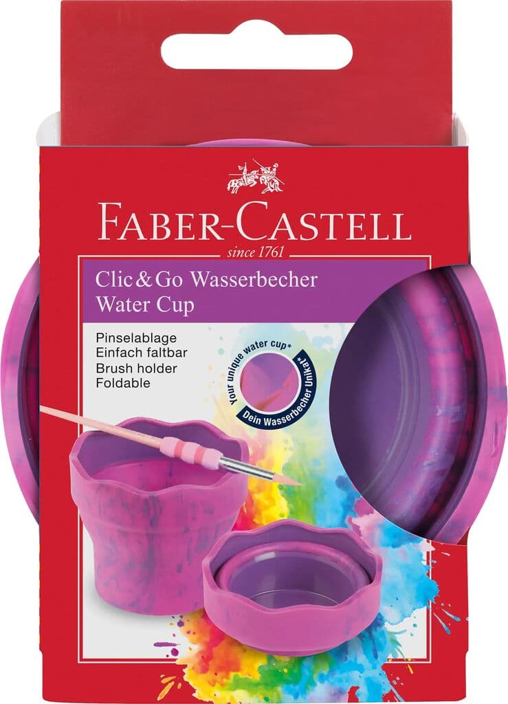 CUTIE APA CLICK&amp;GO UNICORNI ROZ MARMORAT FABER-CASTELL