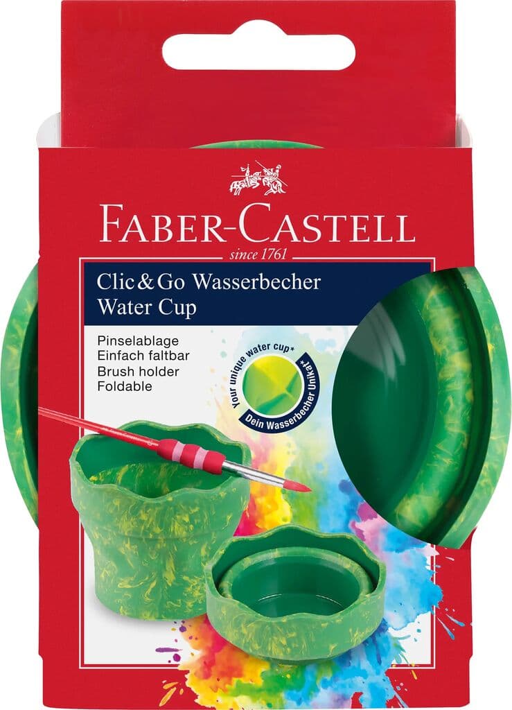 CUTIE APA CLICK&amp;GO DINOZAURI VERDE MARMORAT FABER-CASTELL