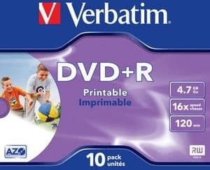 DVD+R VERBATIM 4.7GB - 43508