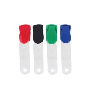 Clips pentru ecuson Ark 1092, plastic, diverse culori