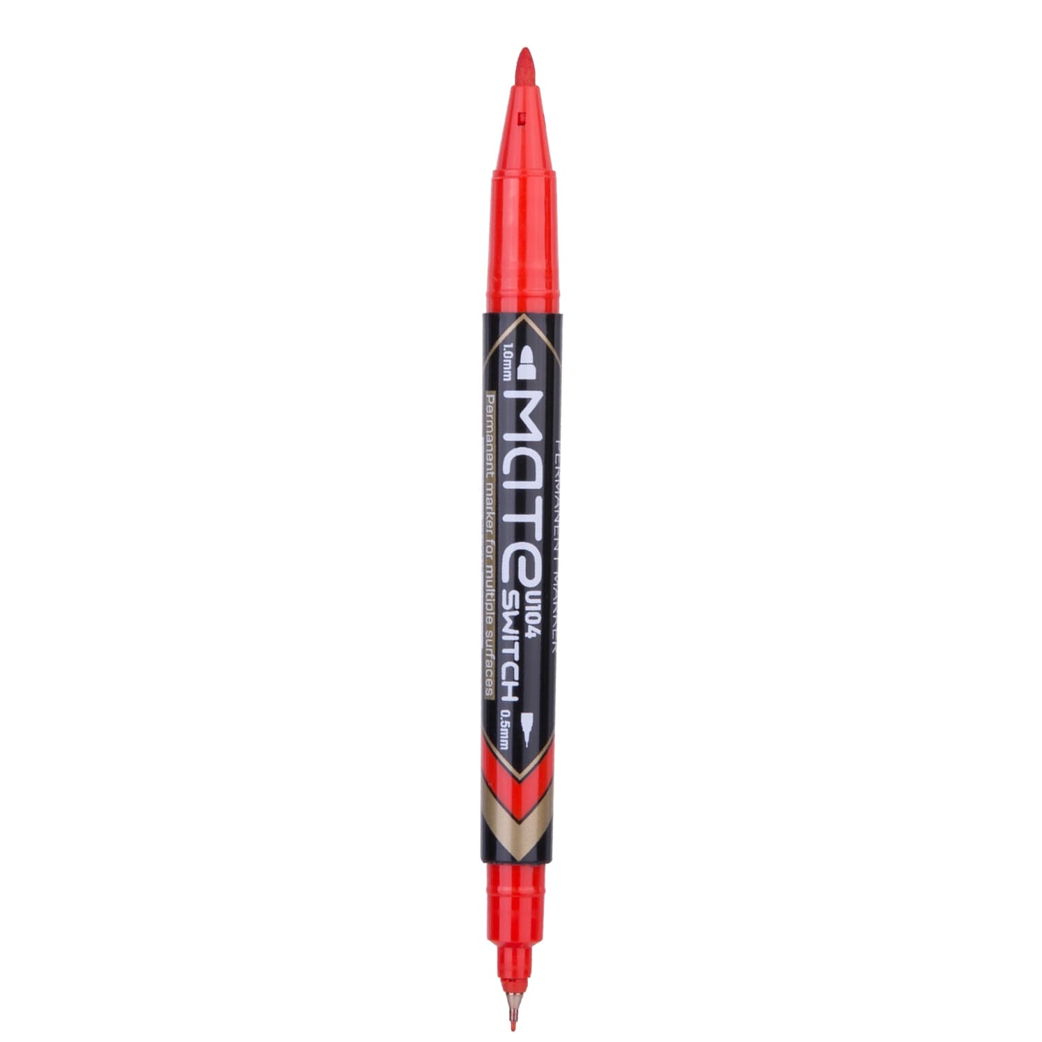MARKER CD 2 CAPETE 0.5/1MM ROSU DELI