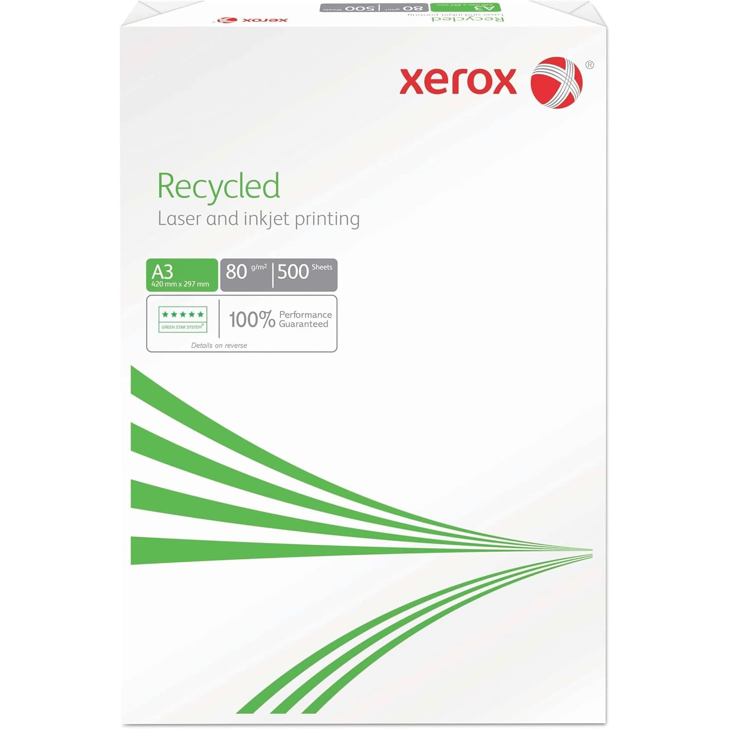 HARTIE COPIATOR A3 RECYCLED 80G 500/TOP XEROX