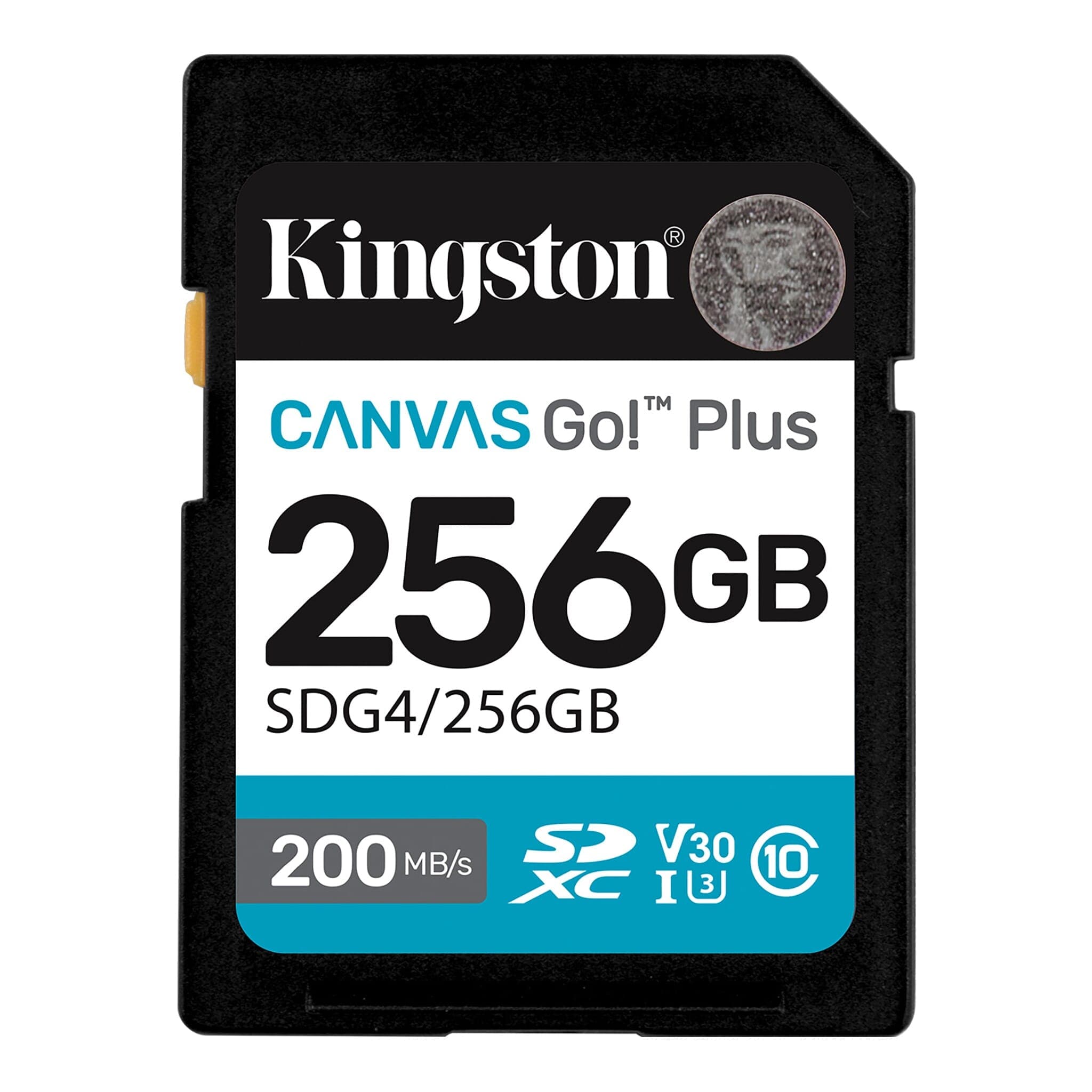 SD Kingston Canvas GO Plus 256GB AD „SDG4/256GB” (timbru verde 0.03 lei)