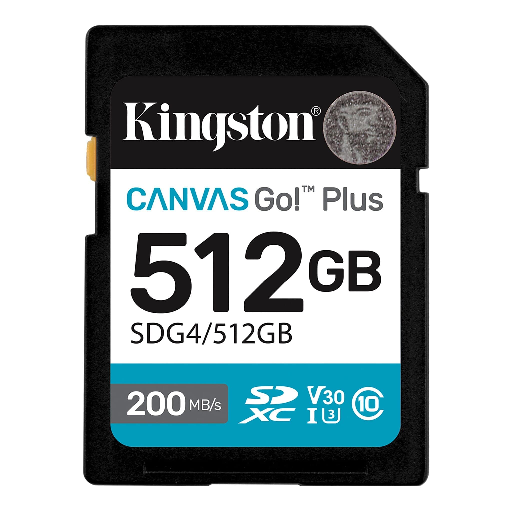 SD CARD KS 512GB CL10 UHS-I CANV GO „SDG4/512GB” (timbru verde 0.03 lei)
