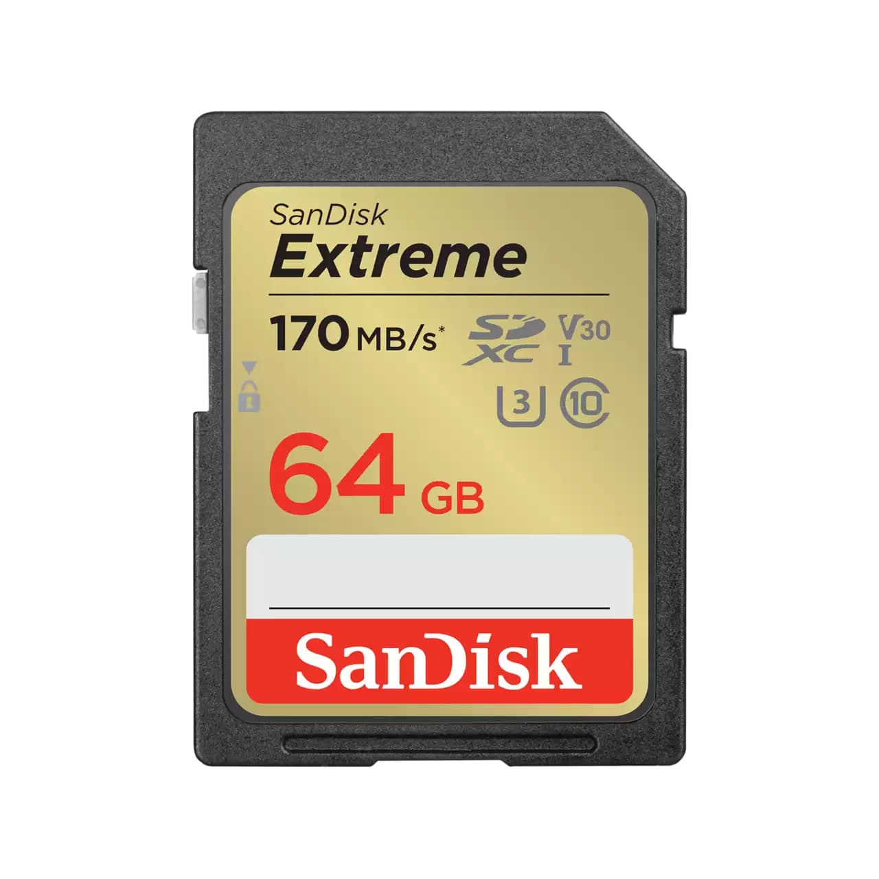 Card memorie Extreme 64 GB SDXC UHS-I Class 10 „SDSDXV2-064G-GNCIN” (timbru verde 0.03 lei)