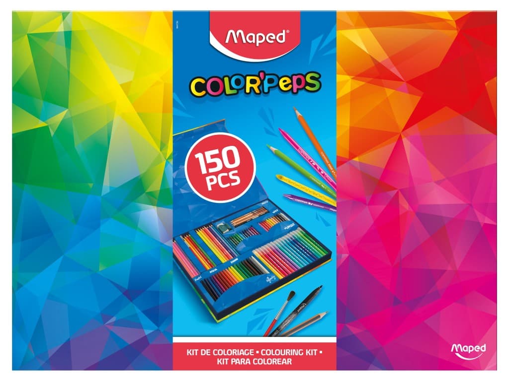 Set coloriaj Maped 150 piese