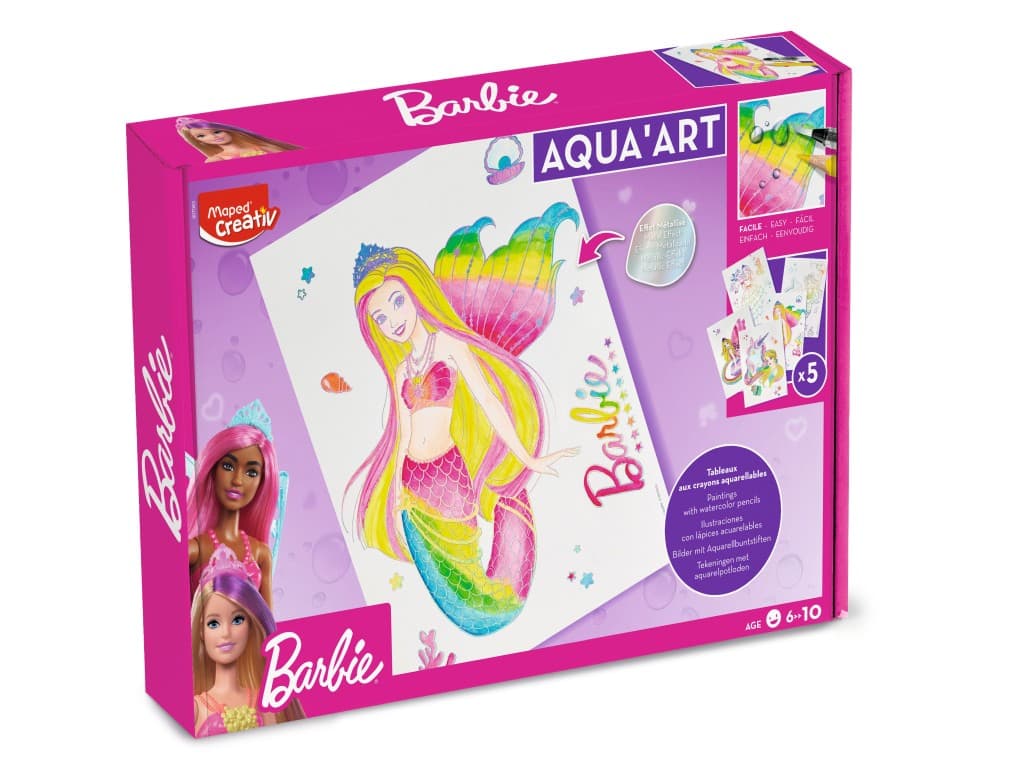 Set Maped Creativ Aqua’Art Barbie Maxi