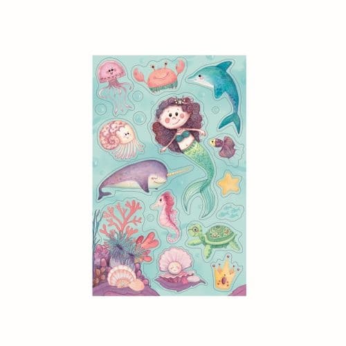 AUTOCOLANT MERMAID SET3