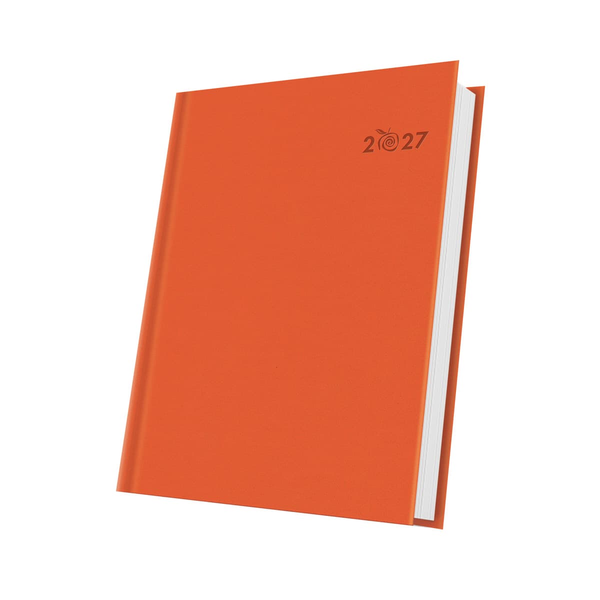 AGENDA DATATA A5 352PAG PREMIUM DELUXE PREDAIA COPERTA PIELE SINTETICA PORTOCALIU 2027