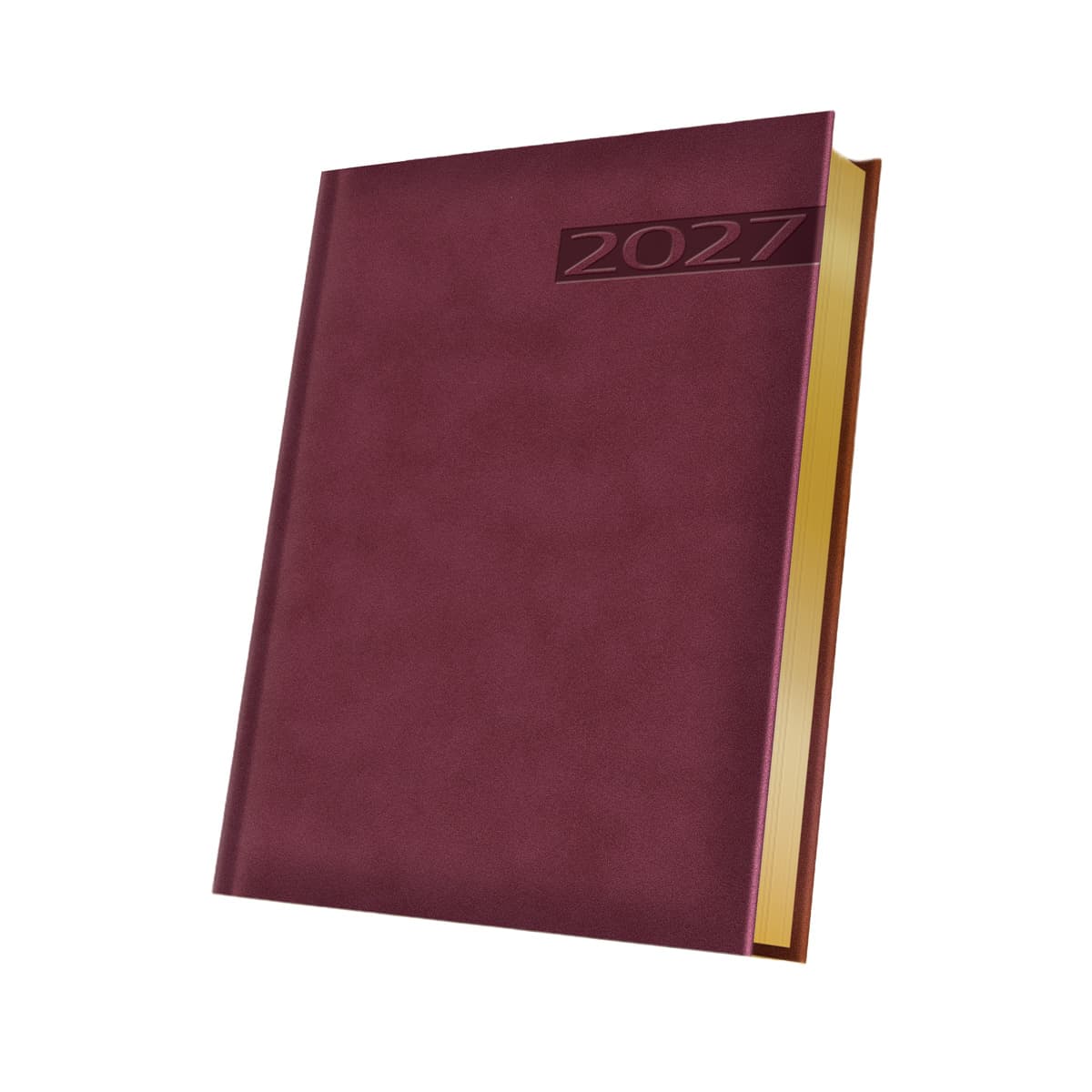 AGENDA DATATA A5 352PAG PREMIUM DELUXE TEANO COPERTA PIELE SINTETICA BORDO FOLIO AURIU 2027