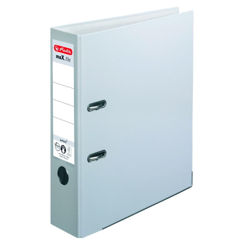 BIBLIORAFT A4 7,5CM PP GRI HERLITZ