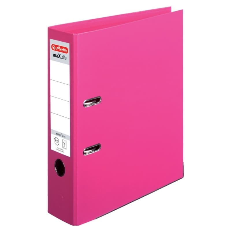 BIBLIORAFT A4 7.5CM PP ROZ HERLITZ