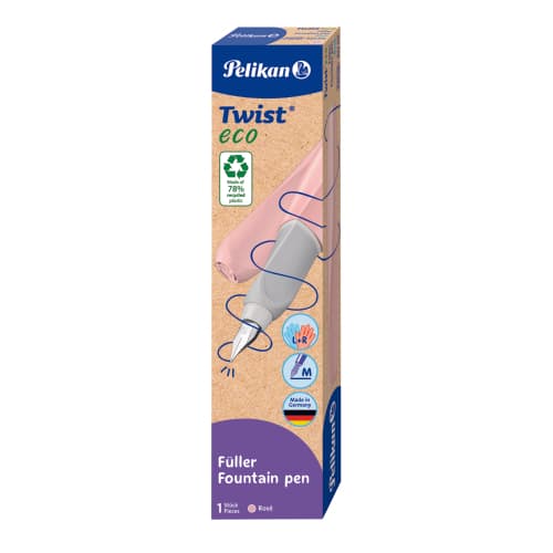 STILOU TWIST ECO M AMBIDEXTRU ROZ DESCHIS CUTIE CARTON