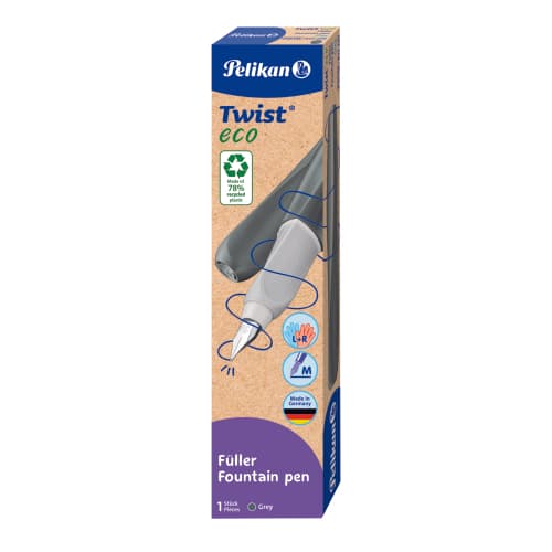 STILOU TWIST ECO M AMBIDEXTRU GRI DESCHIS CUTIE CARTON