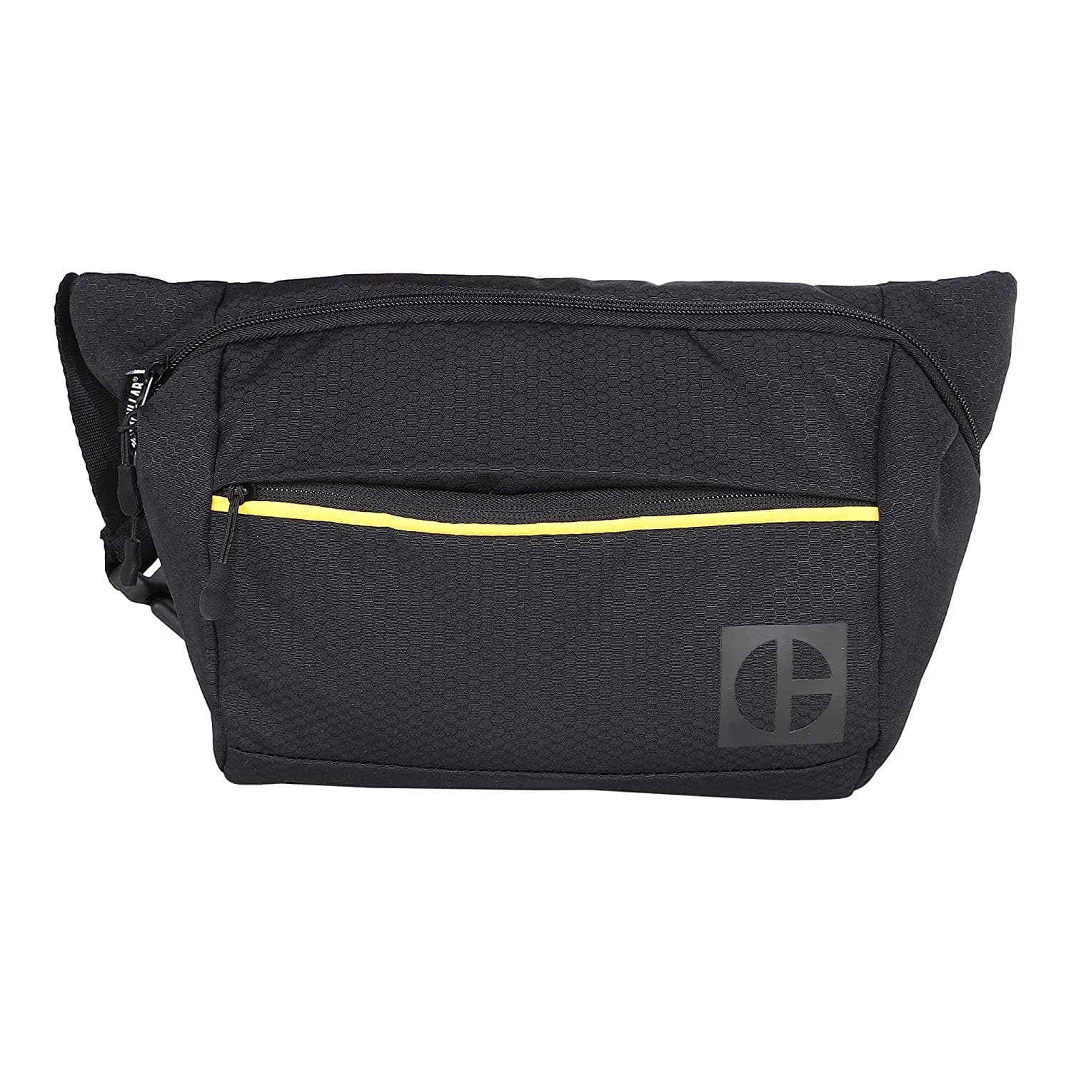 Borseta CATERPILLAR Code - Hex Parkour, material 420D hexagonal, buzunar cu fermoar - negru