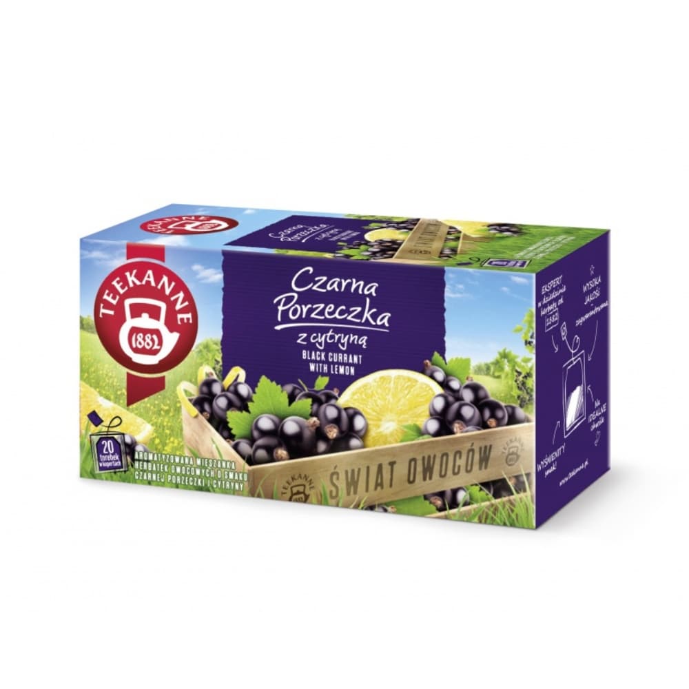 Ceai TEEKANNE World of Fruits, Black Currant, 20 plicuri/cutie