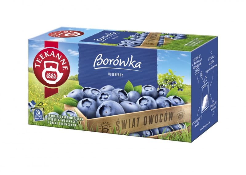 Ceai TEEKANNE World of Fruits, Blueberry, 20 plicuri/cutie
