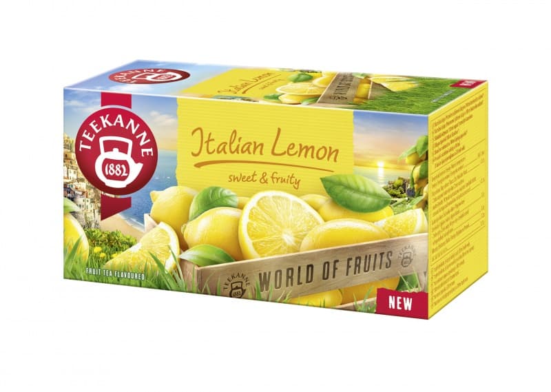 Ceai TEEKANNE World of Fruits, Italian Lemon, 20 plicuri/cutie