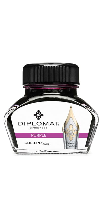 Calimara cu cerneala DIPLOMAT Octopus, 30 ml - violet
