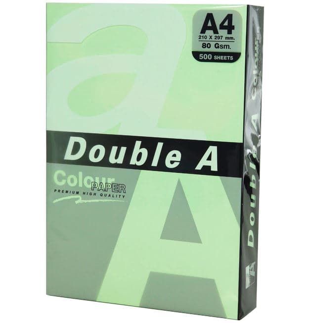 Hartie color pentru copiator A4, 80gsm, 500coli/top, Double A - pastel emerald