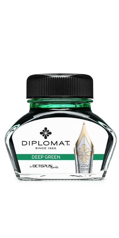 Calimara cu cerneala DIPLOMAT Octopus, 30 ml - verde intens