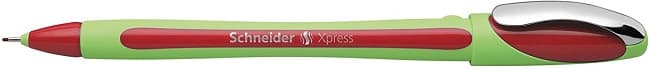 Liner SCHNEIDER Xpress, rubber grip, varf fetru 0.8mm - rosu