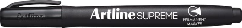Permanent marker ARTLINE Supreme, corp plastic, varf rotund 1.0mm - negru