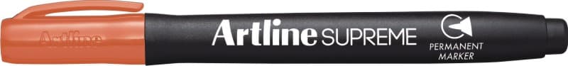 Permanent marker ARTLINE Supreme, corp plastic, varf rotund 1.0mm - portocaliu