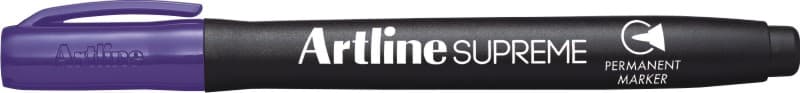 Permanent marker ARTLINE Supreme, corp plastic, varf rotund 1.0mm - mov