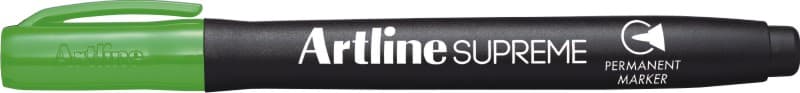 Permanent marker ARTLINE Supreme, corp plastic, varf rotund 1.0mm - vernil