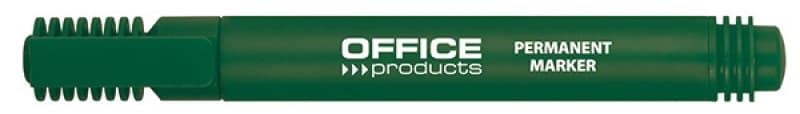 Permanent marker, varf rotund 1-3mm, corp plastic, Office Products - verde