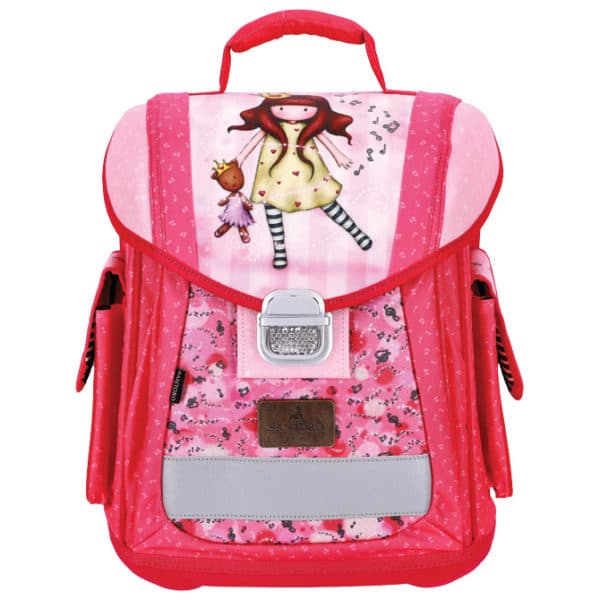 Rucsac Școală Ergonomic cu Închidere Metalică - Gorjuss Princesses