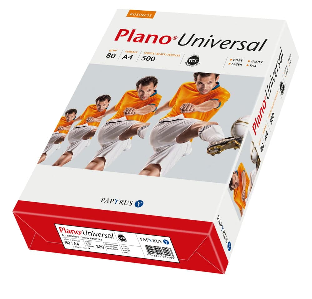 Hartie copiator A4, Plano Universal, 80g, 500 coli/top