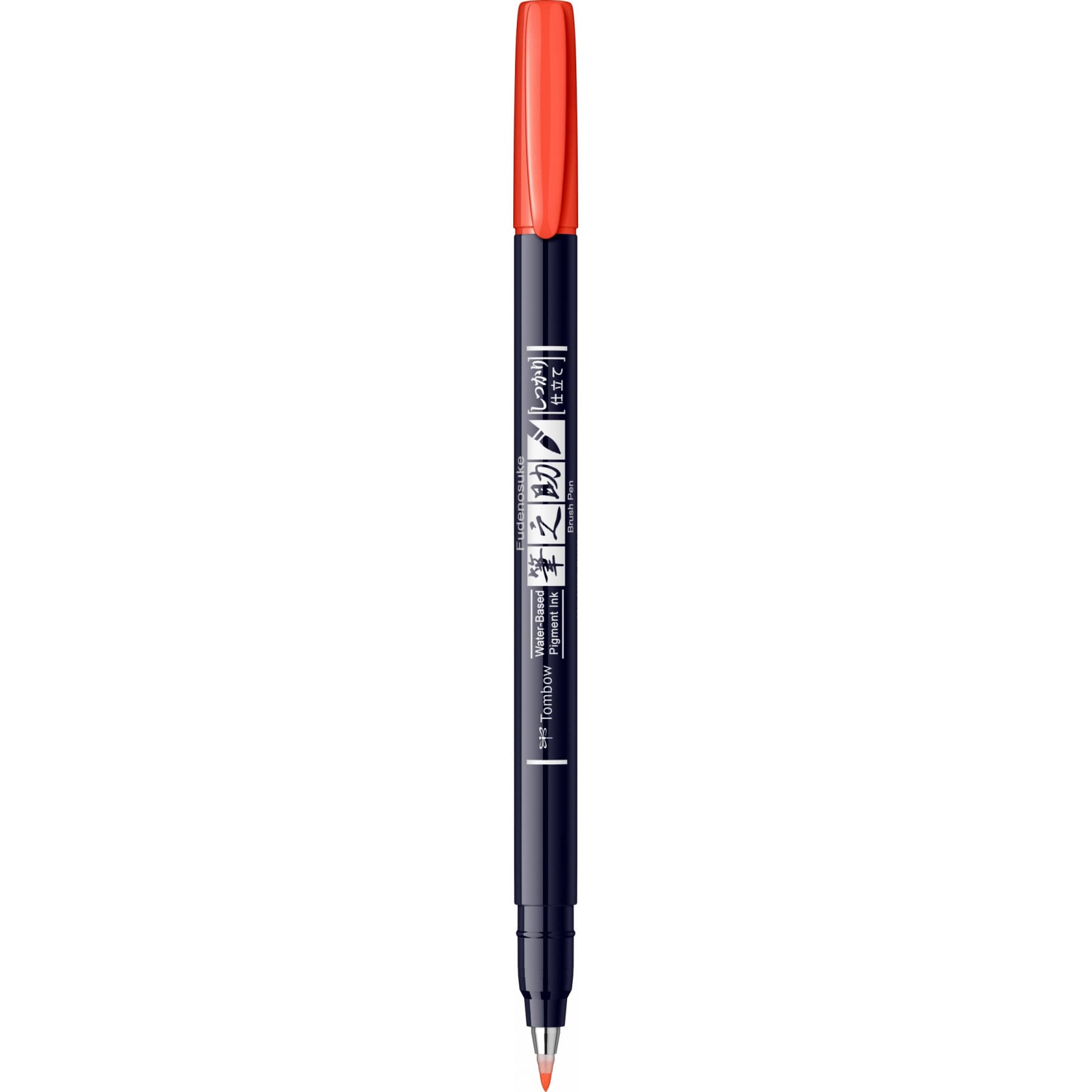 Marker Caligrafic Hard Small Writing Tombow Fudenosuke Vivid 28 Orange