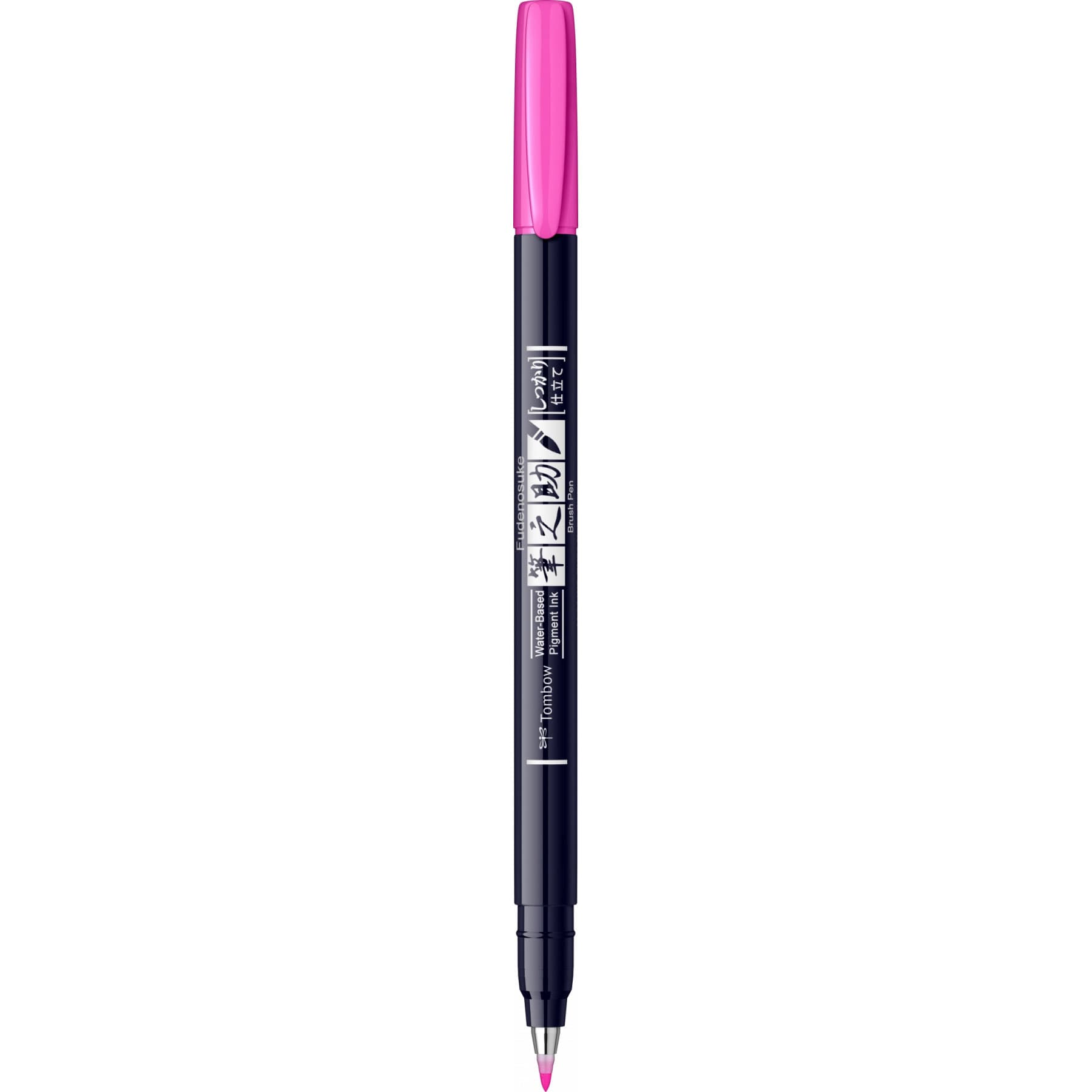 Marker Caligrafic Hard Small Writing Tombow Fudenosuke 90 Neon Pink