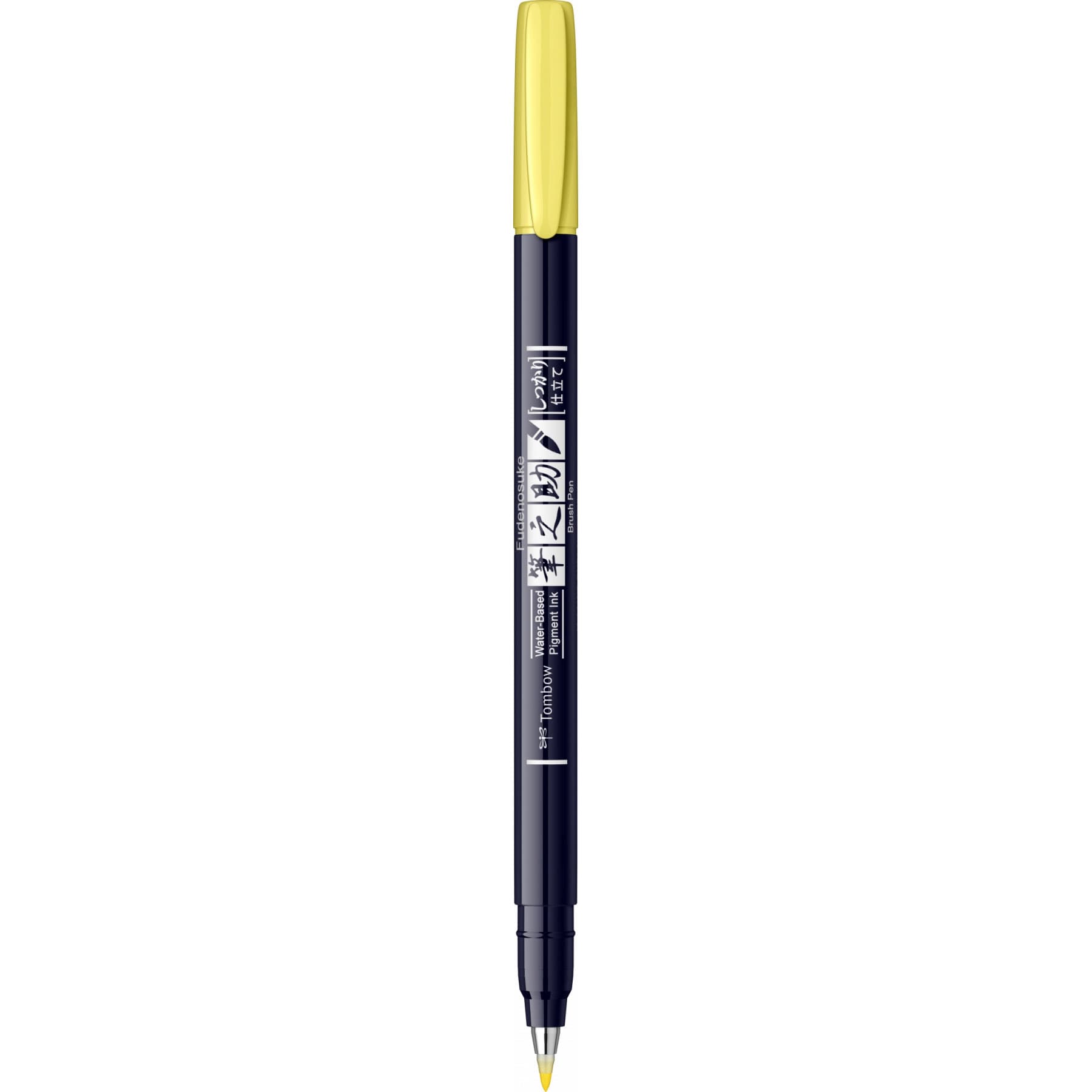 Marker Caligrafic Hard Small Writing Tombow Fudenosuke 91 Neon Yellow